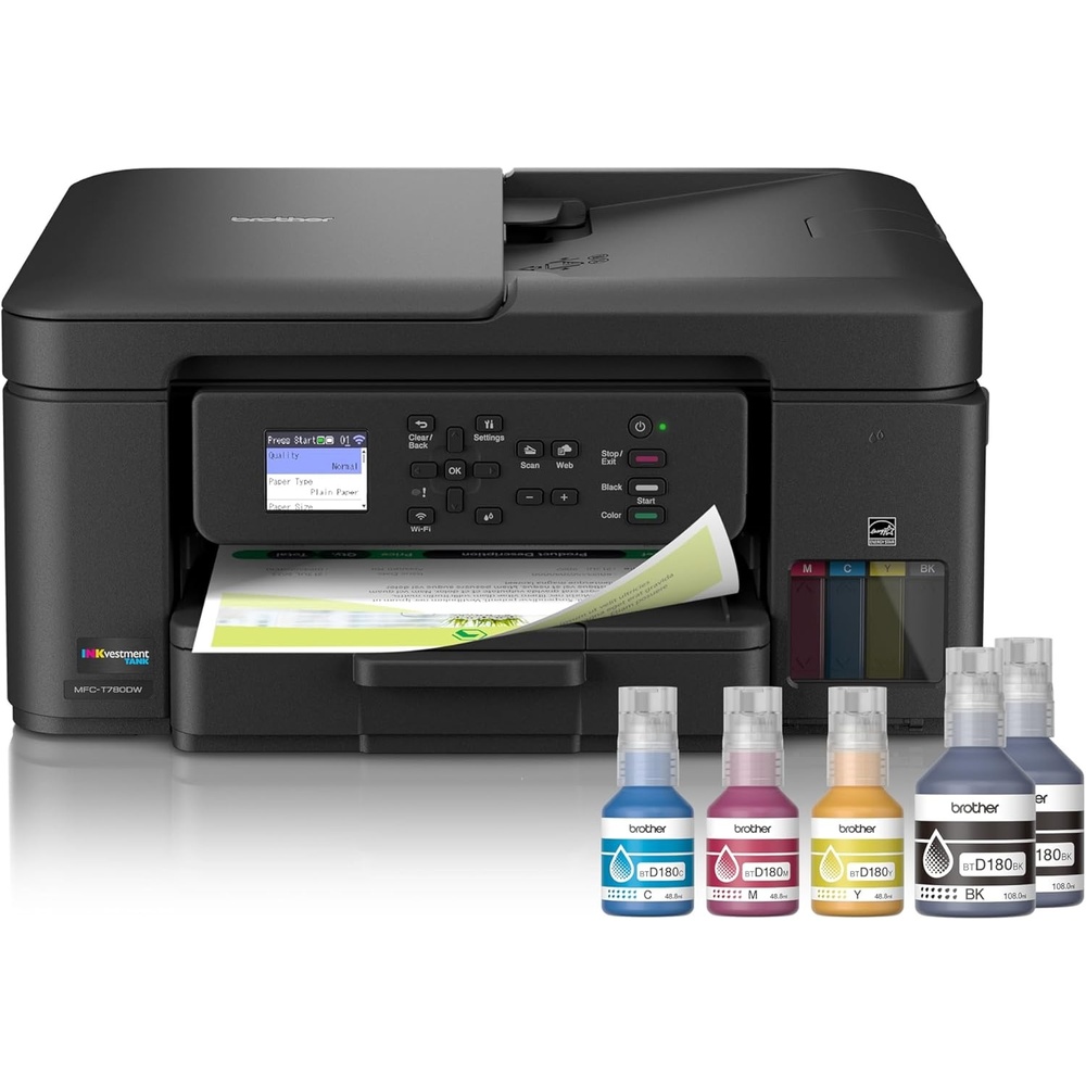 image:imageBrother INKvestment Tank 780 Wireless Color Inkjet AllinOne Printer with Duplex Printing Includes up to 3 Years of Ink inBox1 and a 3Year Limited Warranty2 MFCT780DW