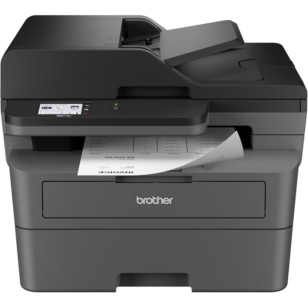 image:imageBrother MFCL2820DW Wireless Compact Monochrome AllinOne Laser Printer with Copy Scan and Fax Duplex Black amp White Includes Refresh Subscription Trial1 Works with AlexaMFCL2820DW