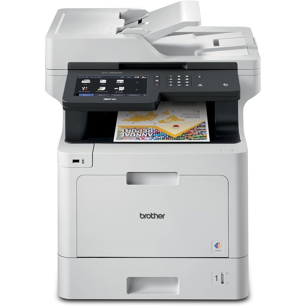 image:imageBrother MFCL8930CDW Business Color Laser AllinOne Printer with Duplex Print Scan Copy LowCost Printing and Advanced Security FeaturesPrevious Version MFCL8905CDW