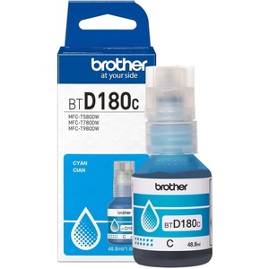 image:imageBrother Genuine BTD180C High Yield Cyan Ink Bottle for use with INKvestment Tank 580 780 and 980 PrintersCyan