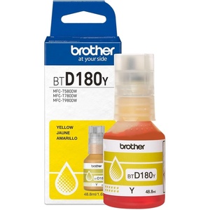image:imageBrother Genuine BTD180C High Yield Cyan Ink Bottle for use with INKvestment Tank 580 780 and 980 PrintersYellow