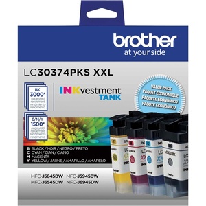 image:imageBrother Genuine LC3039C Single Pack Ultra HighYield Cyan INKvestment Tank Ink Cartridge Page Yield Up to 5000 Pages LC3039 Amazon Dash Replenishment CartridgeBlack and Colors