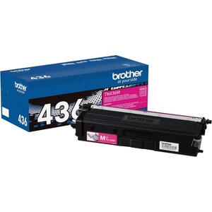 image:imageBrother Genuine Super High Yield Toner Cartridge TN436C Replacement Cyan Toner Yield up to 6500 Pages Amazon Dash Replenishment CartridgeMagenta