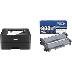 image:imageBrother HLL2460DW Wireless Compact Monochrome Laser Printer with Duplex Mobile Printing Black amp White Output  Includes Refresh Subscription Trial1 Works with AlexaNew