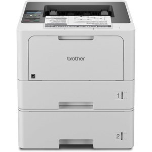image:imageBrother HLL5210DWT Business Monochrome Laser Printer with Dual Trays Wireless and Gigabit Ethernet Networking Duplex Printing Large Paper Capacity and Mobile Printing WhiteHLL5210DWT