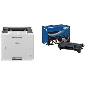 image:imageBrother HLL6210DWT Business Monochrome Laser Printer with Dual Paper Trays Wireless Networking Works with Alexa WhiteHLL6210DW  High Yield Toner