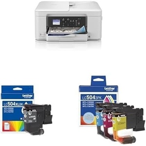 image:imageBrother INKvestment 1365 Wireless Color Inkjet AllinOne Printer with Automatic Duplex Printing and 18 Color Display  Includes Refresh Subscription Trial1 MFCJ1365DWUpgraded Version MFCJ1365DW Adds Duplex  High Yield Inks