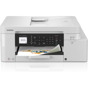image:imageBrother INKvestment 4355 Wireless Color Inkjet AllinOne Printer with 18 Color Display and Manual Feed Slot  Includes Refresh Subscription Trial1 MFCJ4355DWCurrent Model MFCJ4355DW