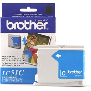 image:imageBrother Innobella LC51BK Ink Cartridge 500 Page Yield BlackCyan