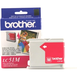 image:imageBrother Innobella LC51BK Ink Cartridge 500 Page Yield BlackMagenta