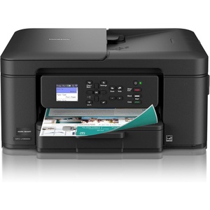 image:imageBrother Work Smart 1360 Wireless Color Inkjet AllinOne Printer with Automatic Duplex Printing and 18 Color Display  Includes Refresh Subscription Trial1 MFCJ1360DW Uses LC501 Series InksCurrent Model MFCJ1360DW