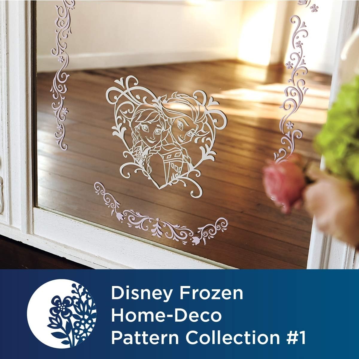 image:imageBrother ScanNCut Disney Frozen HomeDeco Pattern Collection 1 CADSNP04 27 Designs with Olaf Elsa Anna amp More Vinyl Wall Art Ironon Transfers for Clothing DIY Stencil Templates Party Decorations