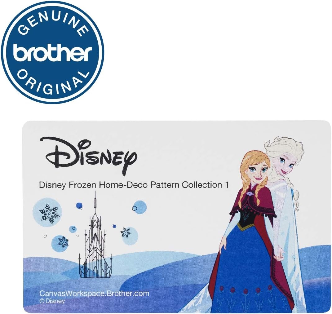image:imageBrother ScanNCut Disney Frozen HomeDeco Pattern Collection 1 CADSNP04 27 Designs with Olaf Elsa Anna amp More Vinyl Wall Art Ironon Transfers for Clothing DIY Stencil Templates Party Decorations