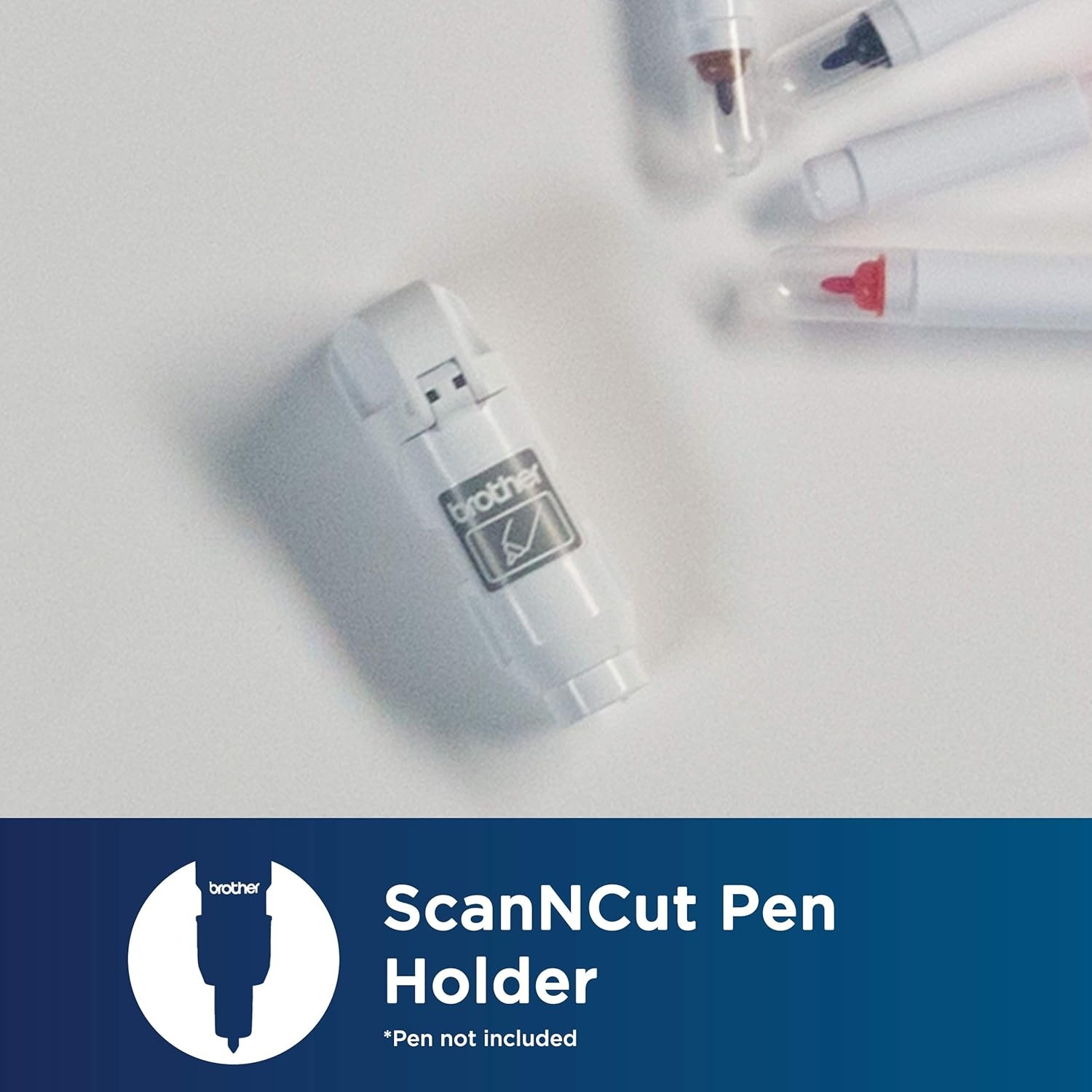 image:imageBrother ScanNCut Pen Holder CAPENHL1 Holds Brother Color and Erasable Markers for Drawing and Writing Craft Projects