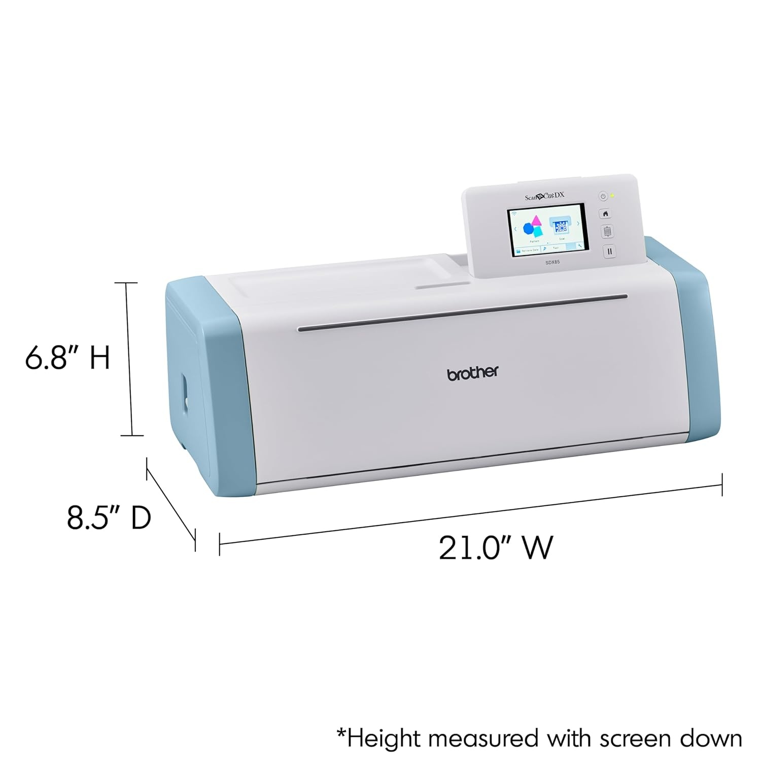 image:imageBrother ScanNCut SDX85C Electronic DIY Cutting Machine with Scanner Make Vinyl Wall Art Appliques Homemade Cards and More with 251 Included PatternsSky Blue