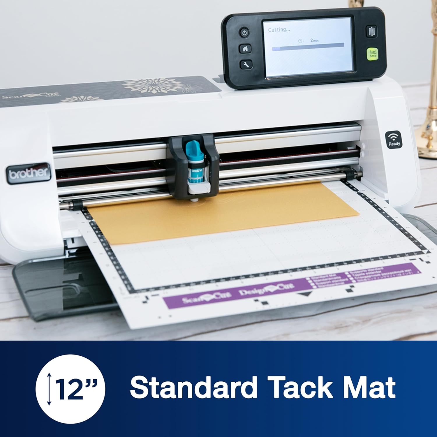 image:imageBrother Standard Mat 12x24 CAMATSTD24 12X24 for use with CM100DM CM250 CM350 CM350H CM350R CM550DX CM650W CM650WX DC200 DC200ULE12 x 12 Standard Tack