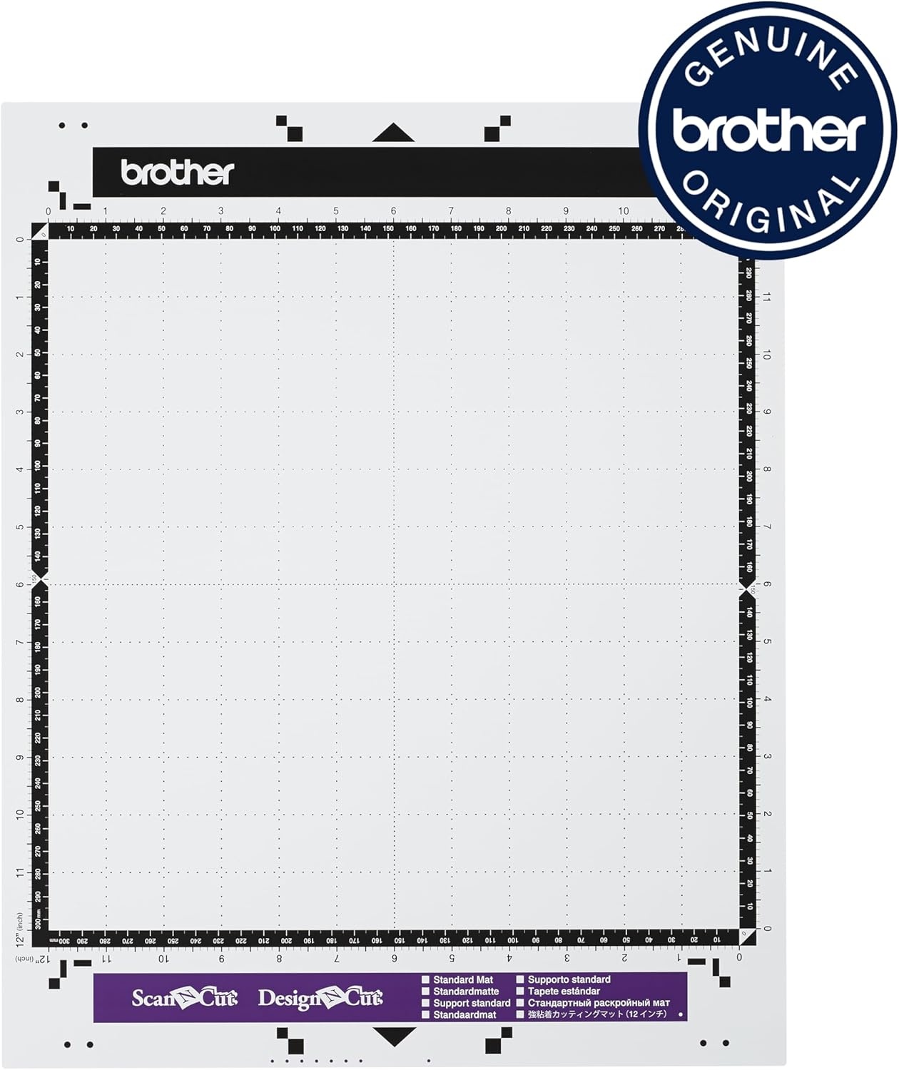 image:imageBrother Standard Mat 12x24 CAMATSTD24 12X24 for use with CM100DM CM250 CM350 CM350H CM350R CM550DX CM650W CM650WX DC200 DC200ULE12 x 12 Standard Tack