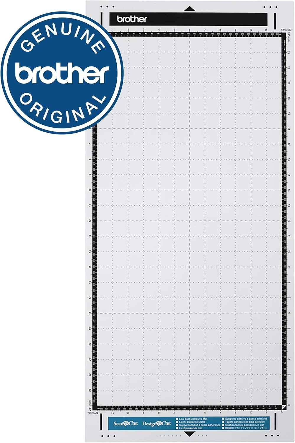 image:imageBrother Standard Mat 12x24 CAMATSTD24 12X24 for use with CM100DM CM250 CM350 CM350H CM350R CM550DX CM650W CM650WX DC200 DC200ULE12 x 24 Low Tack