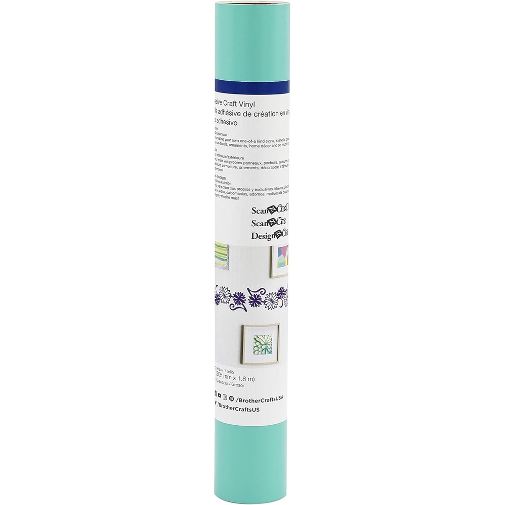 image:imageBrother 6 Ft Roll Adhesive Craft Vinyl Seafoam Green