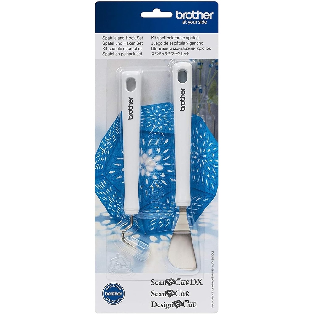 image:imageBrother ScanNCut Spatula and Hook Set CASPHK1 2Piece Accessory Set Essential Tools for Weeding Vinyl Decals Lifting Paper Cutouts and More