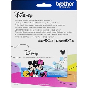 image:imageBrother ScanNCut Disney Pattern Collection 3 CADSNP03 Mickey and Friends Appliques Includes 33 Intricate Designs for Home Dcor Vinyl Wall Art Ironon Transfers for Clothing and More