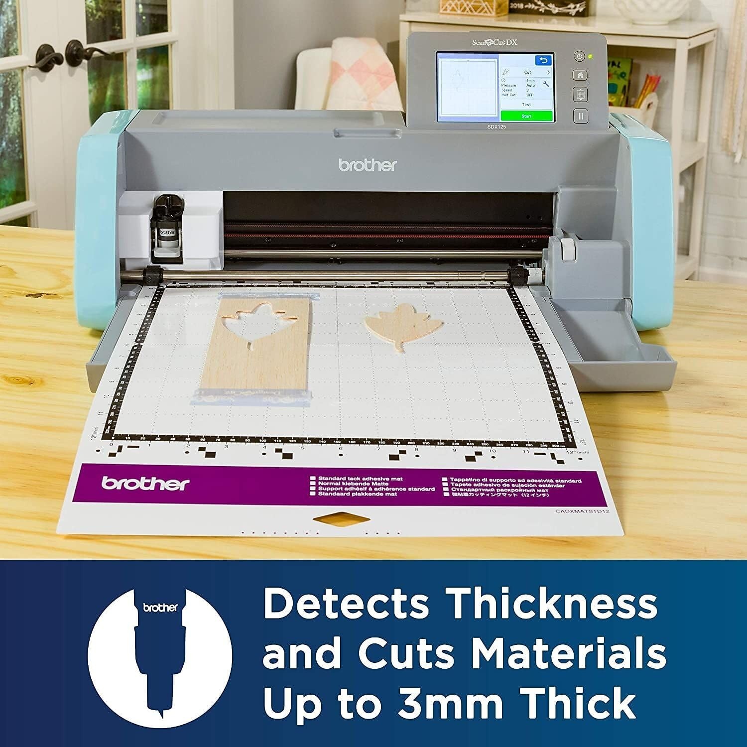 image:imageBrother ScanNCut DX Auto Blade Holder CADXHLD1 Replacement Accessory Use with Materials Including Fabric Felt Vinyl and FoamHolder