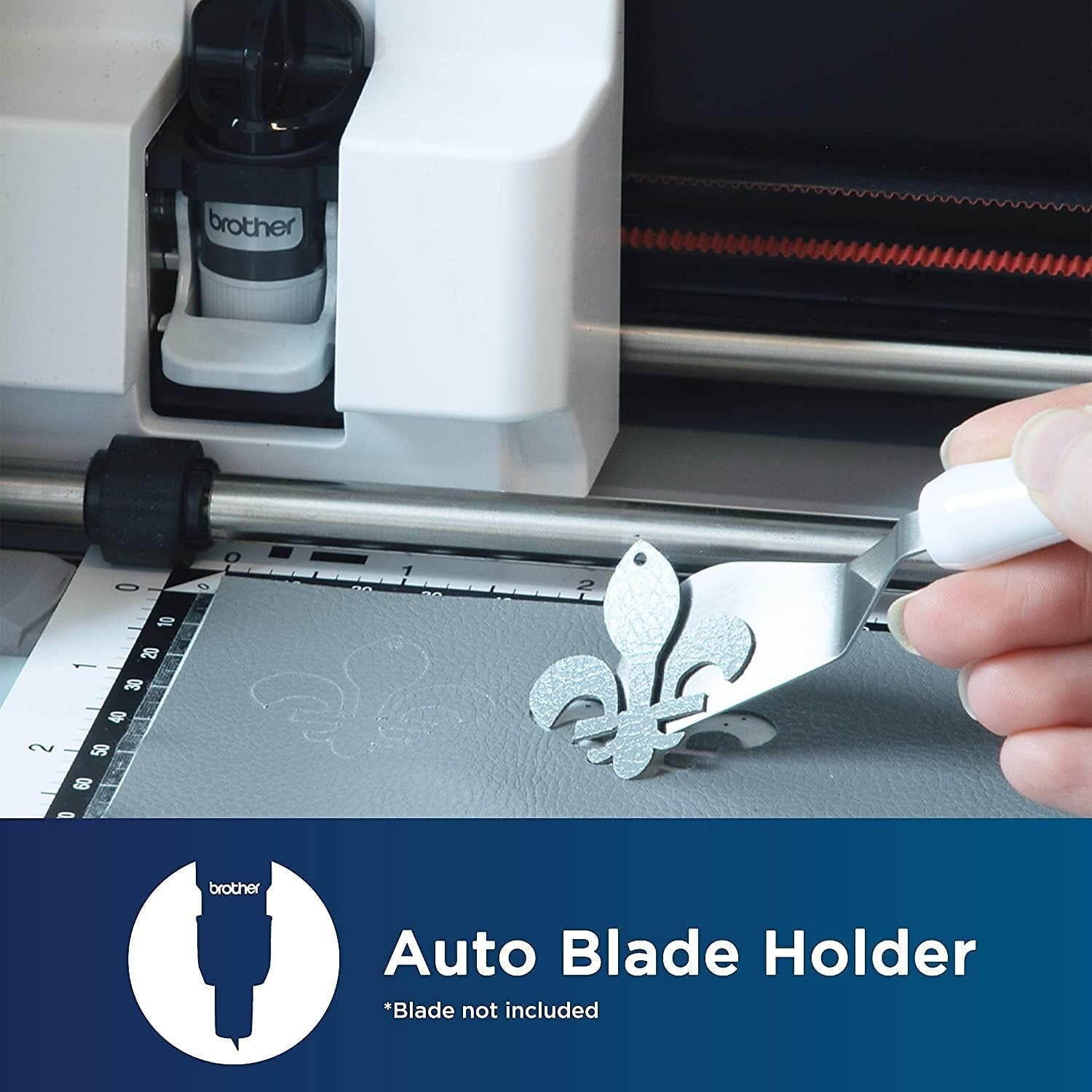 image:imageBrother ScanNCut DX Auto Blade Holder CADXHLD1 Replacement Accessory Use with Materials Including Fabric Felt Vinyl and FoamHolder