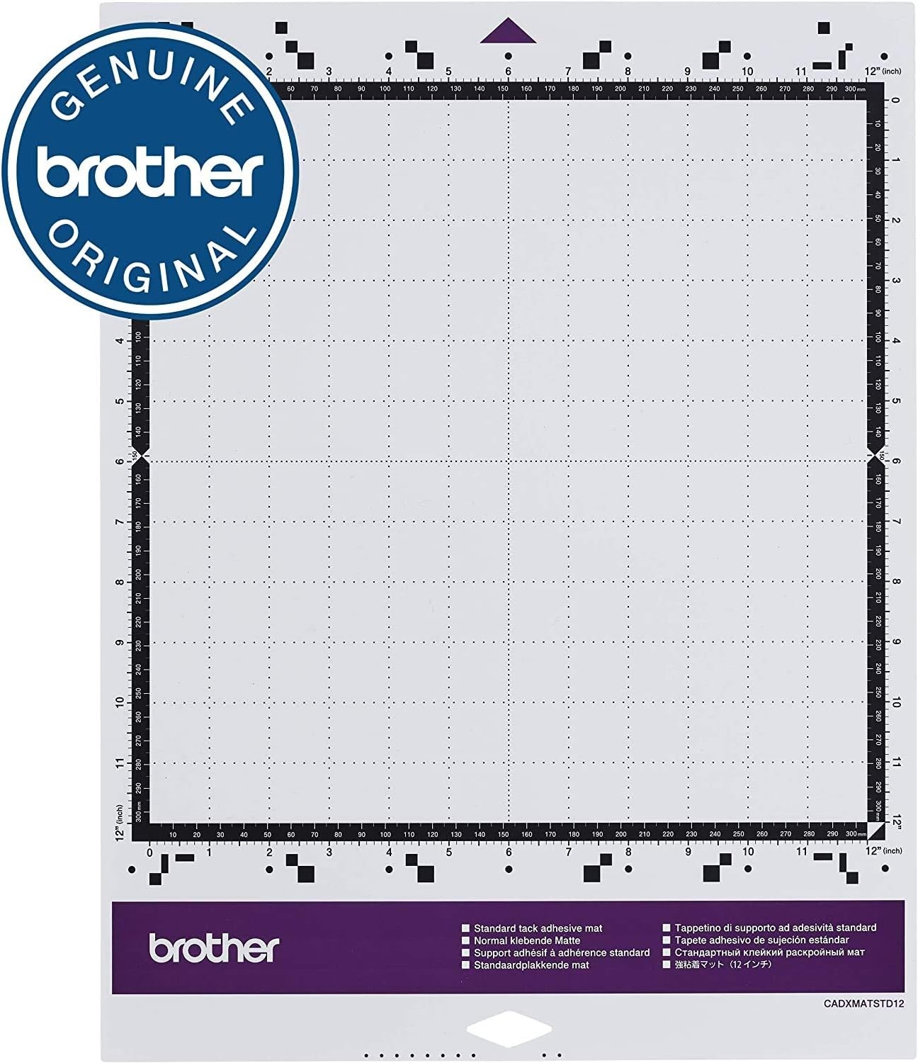 image:imageBrother ScanNCut DX Mat CADXMATSTD24 Large 12 x 24 Standard Tack Adhesive for Cardstock Vinyl Foam and More Replacement Accessory12 x 12 12 x 24 Standard Tack