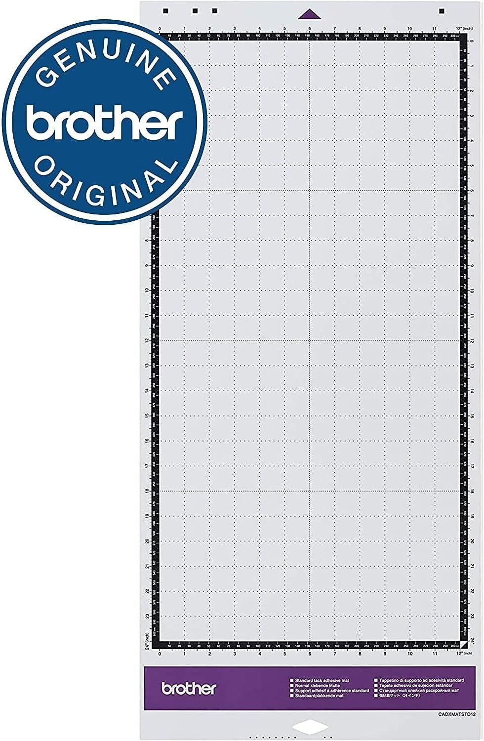 image:imageBrother ScanNCut DX Mat CADXMATSTD24 Large 12 x 24 Standard Tack Adhesive for Cardstock Vinyl Foam and More Replacement Accessory12 x 24 Standard Tack