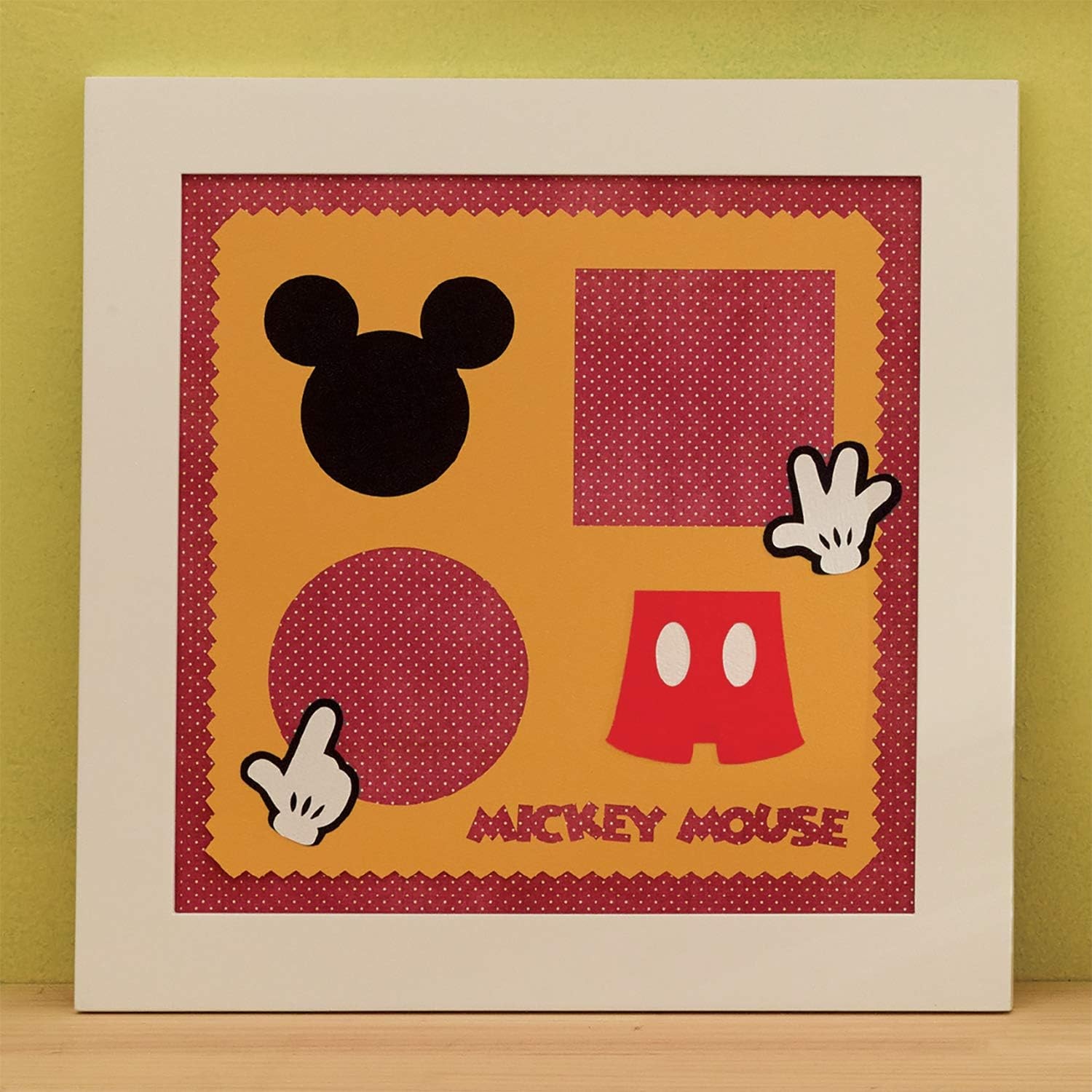 image:imageBrother ScanNCut Disney Pattern Collection 1 CADSNP01 Classic Mickey amp Minnie Mouse 26 Designs Disney Vinyl Decals DIY Valentines Cards Appliques with Mickey Ears Gloves Hearts Banners amp More