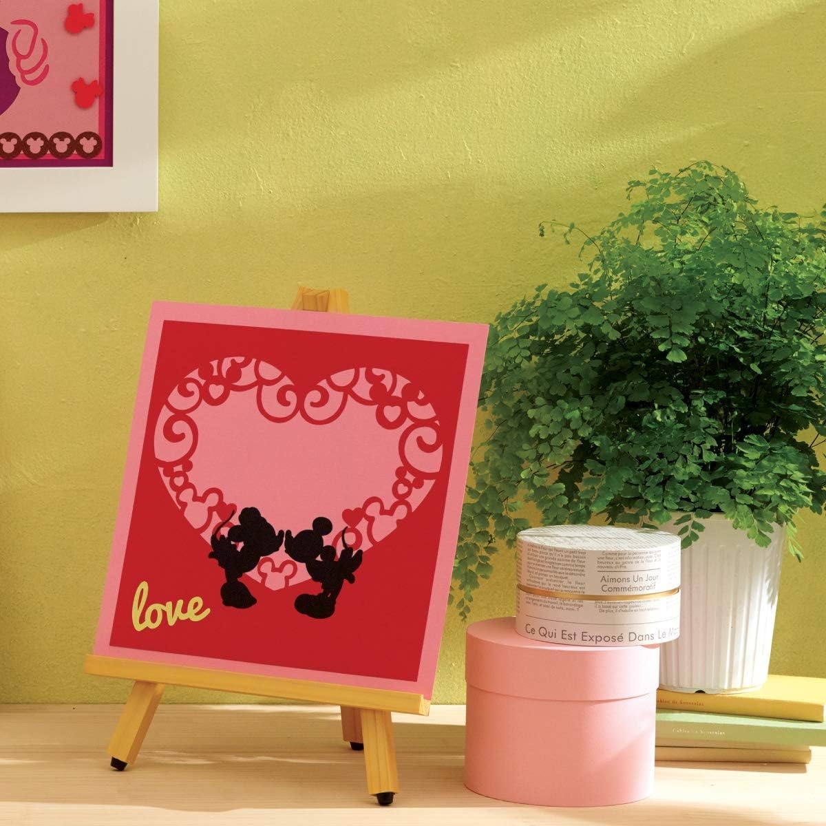 image:imageBrother ScanNCut Disney Pattern Collection 1 CADSNP01 Classic Mickey amp Minnie Mouse 26 Designs Disney Vinyl Decals DIY Valentines Cards Appliques with Mickey Ears Gloves Hearts Banners amp More