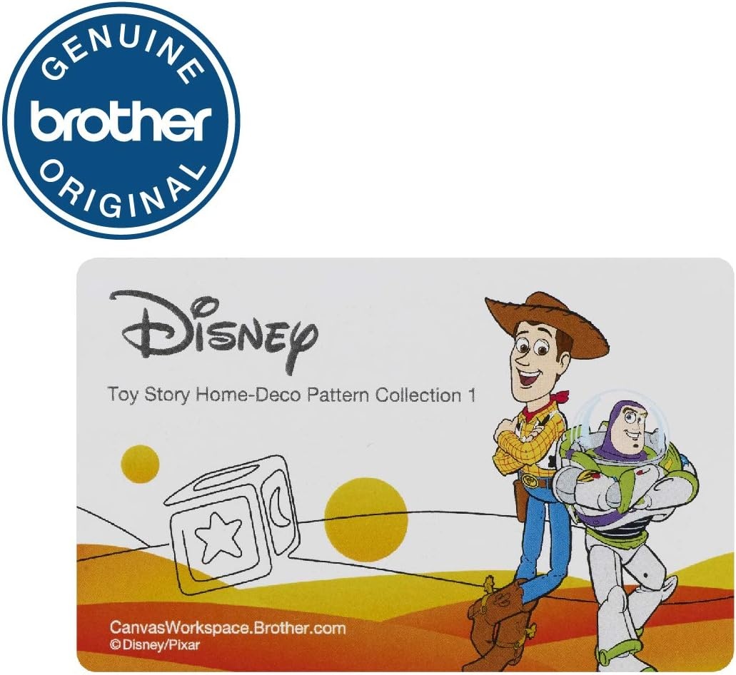 image:imageBrother ScanNCut Disney and Pixar Toy Story HomeDeco Pattern Collection 1 CADSNP05 Includes 33 Intricate Designs with Buzz Lightyear Woody Jesse Aliens and More