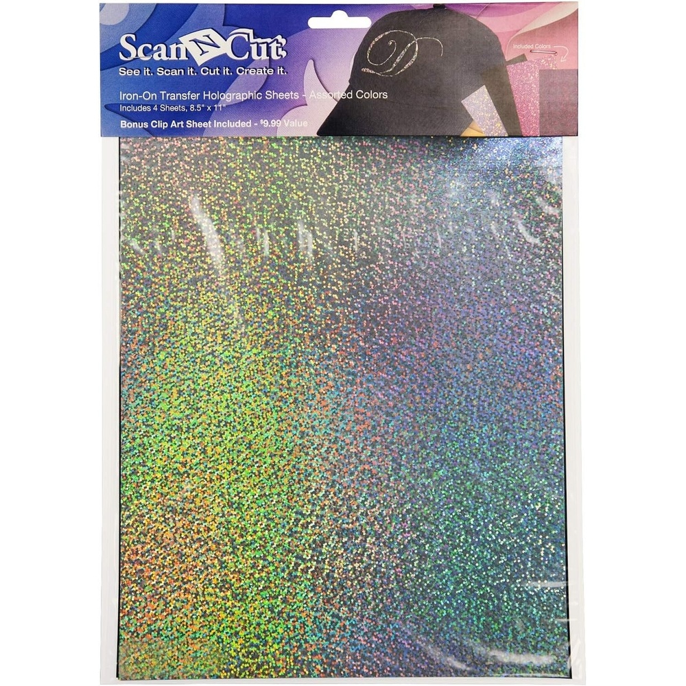 image:imageBrother ScanNCut CATH01 IronOn Transfer Holographic Sheets