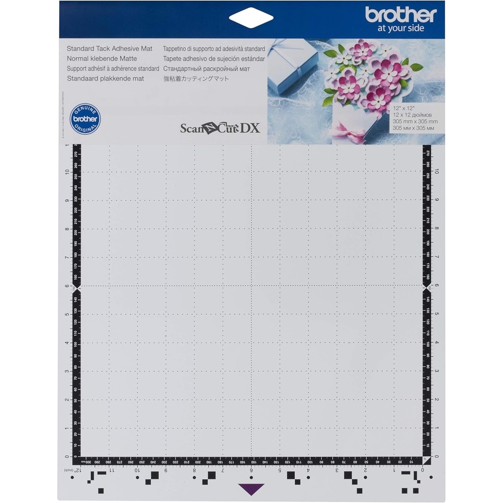 image:imageBrother ScanNCut DX Mat CADXMATSTD24 Large 12 x 24 Standard Tack Adhesive for Cardstock Vinyl Foam and More Replacement Accessory12 x 12 Standard Tack