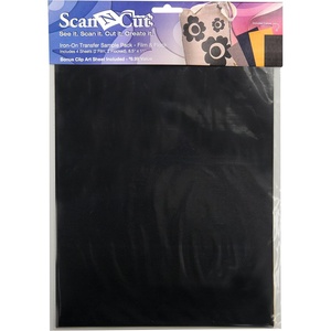 image:imageBrother ScanNCut CATSP02 IronOn Transfer Sample Pack Film amp Flocked 85x11Inch Multicolor