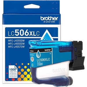 image:imageBrother Genuine LC506BK Standard Yield Black Ink Cartridge for use INKvestment 4355 4555 and 4557 PrintersCyan