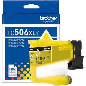 image:imageBrother Genuine LC506BK Standard Yield Black Ink Cartridge for use INKvestment 4355 4555 and 4557 PrintersYellow