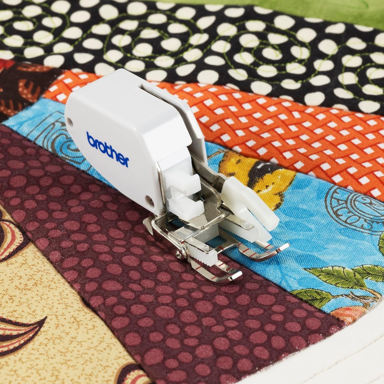 image:imageBrother Open Toe Walking Foot for Quilting and Sewing Multiple Layers SA188 Silverwhite