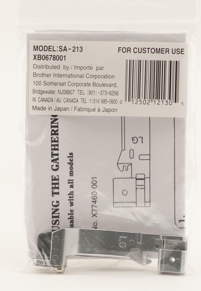 image:imageBrother SA213 Serger Gathering Foot Silver