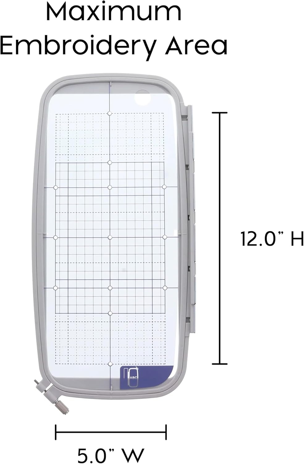 image:imageBrother SA443 4Inchby4Inch Medium Hoop GrayExtra Large
