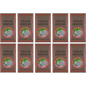 image:imageSASEW8012 Sewing Machine Needles by Organ 10 Pack of Ten Needles 100 Needles